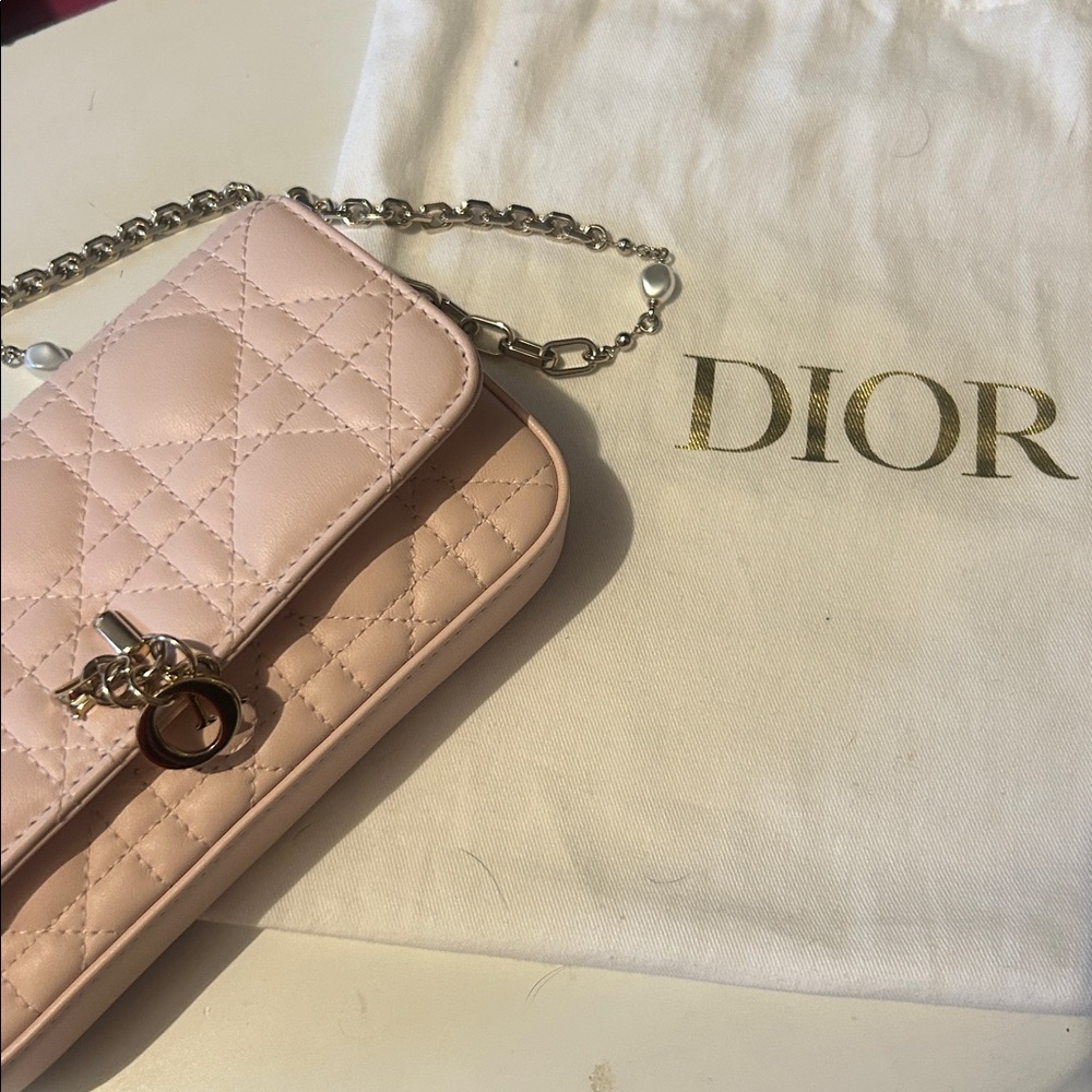Dior Powder Pink Cannage Lambskin Bag - Picture 2 of 10